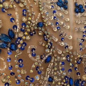 Royal blue prom dress